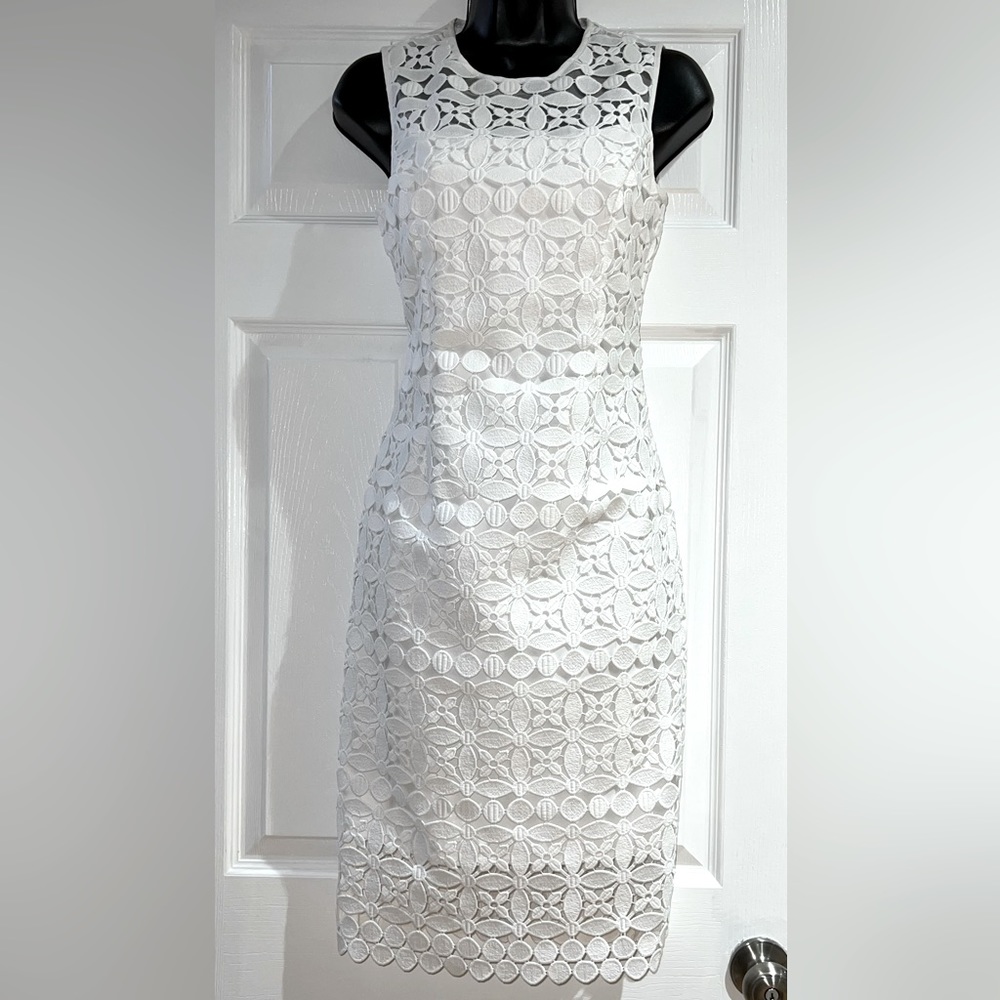 White House Black Market dress. White in color